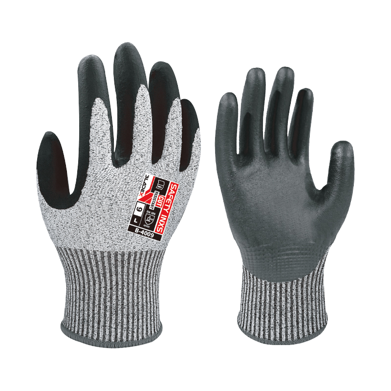 Găng tay chống cắt BladeX B-4009 phủ nitrile siêu mịn - cấp C