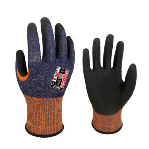Găng tay chống cắt BladeX B-5043 phủ nitrile, gia cường kẽ ngón - cấp C